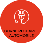 Installation borne de recharge automobile